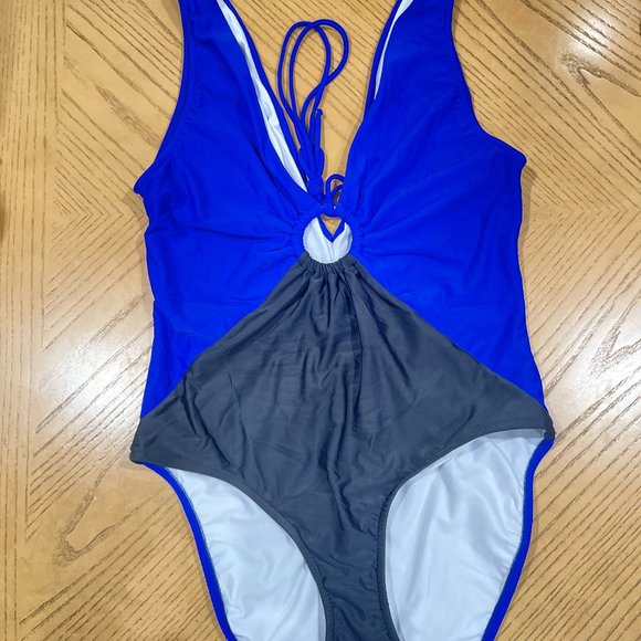 0407 New Women's Venus Blue One-Piece Swimsuit - Picture 2 of 11
